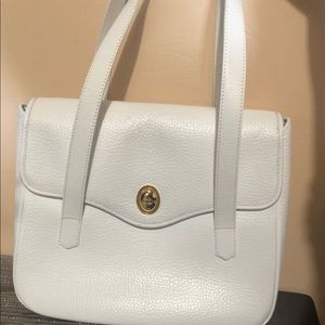 White Christian Dior Handbag Authentic